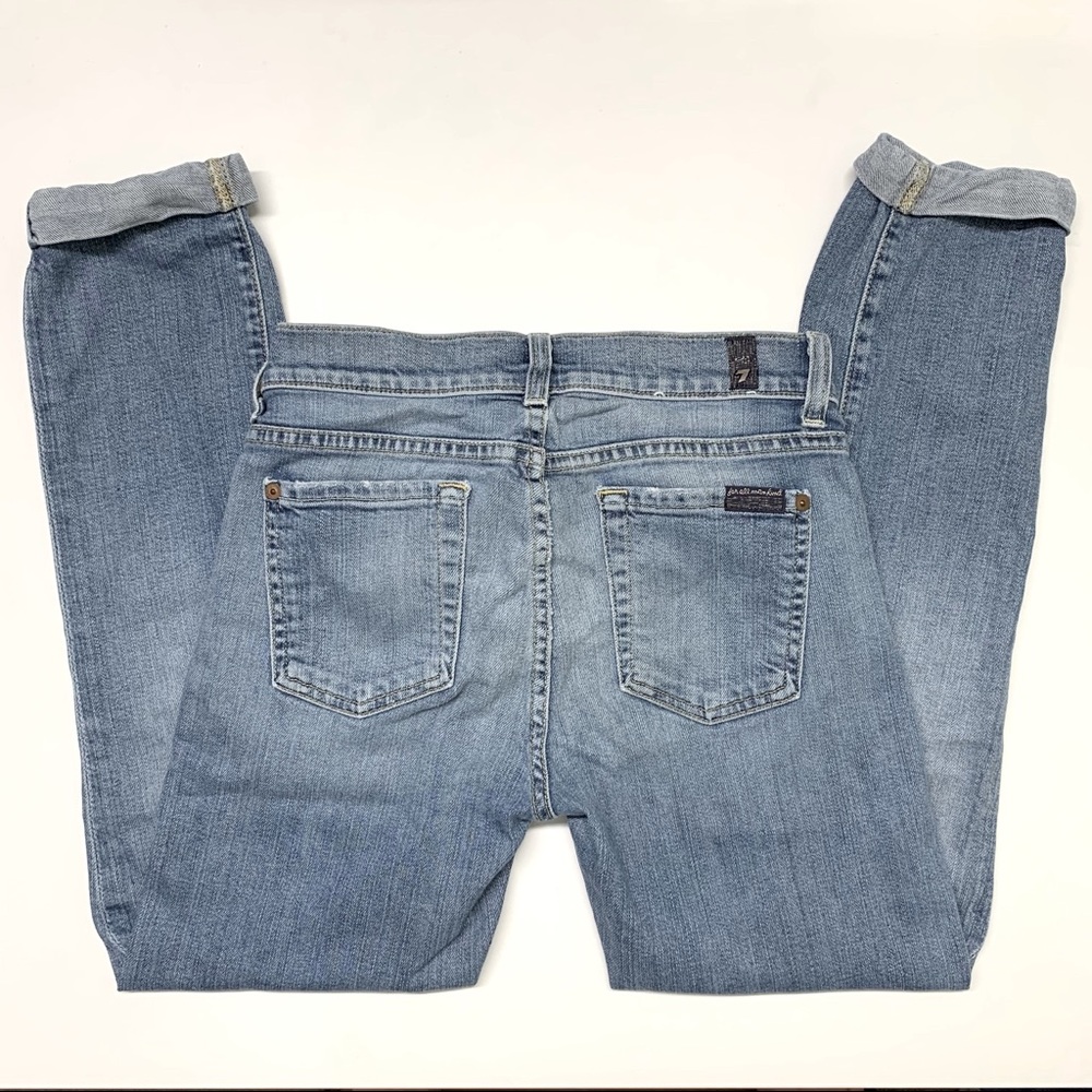 7 for all mankind the skinny crop & roll - Picture 2 of 6